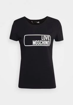Offerte 👍 Love Moschino T-shirt Con Stampa - Black, Donna 🥰 -Vendite Love Moschino 97cf1f34dc61416a8322126f20b44bad