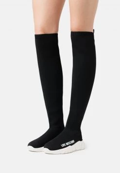 Presa 🛒 Love Moschino Stivali Sopra Il Ginocchio - Nero, Donna ✨