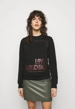 Vendita lampo β€οΈ Love Moschino Felpa - Black, Donna β€οΈ