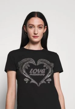 A buon mercato 😀 Love Moschino T-shirt Con Stampa - Black, Donna 😍 -Vendite Love Moschino 9f4678c67c6b4846a3c629d9f3f35f27