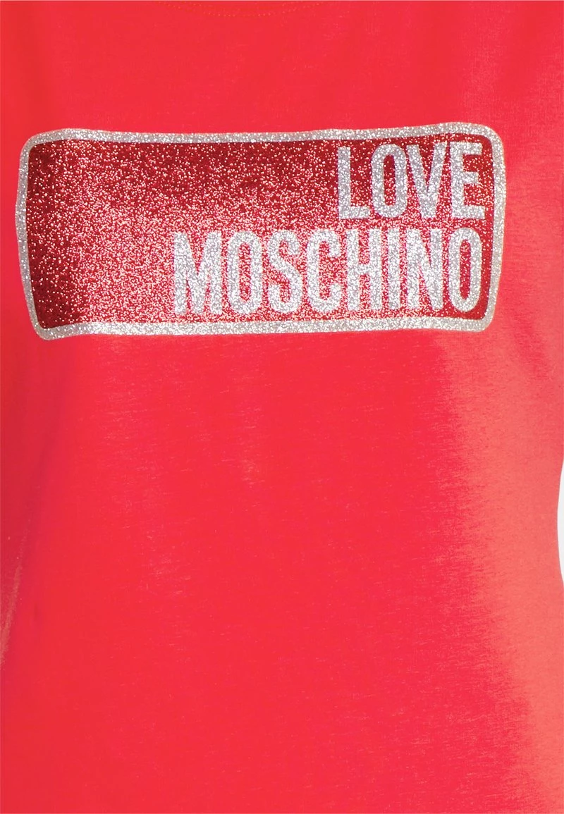 Acquistare π Love Moschino T-shirt Con Stampa - Red, Donna π 3 Acquistare π Love Moschino T-shirt Con Stampa - Red, Donna π - immagine 3