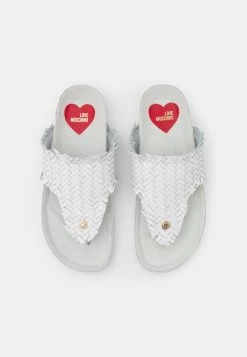 A buon mercato 🧨 Love Moschino Infradito - Bianco, Donna 😍 -Vendite Love Moschino a0fa79b8a9ed466482e3a9190dcc3208