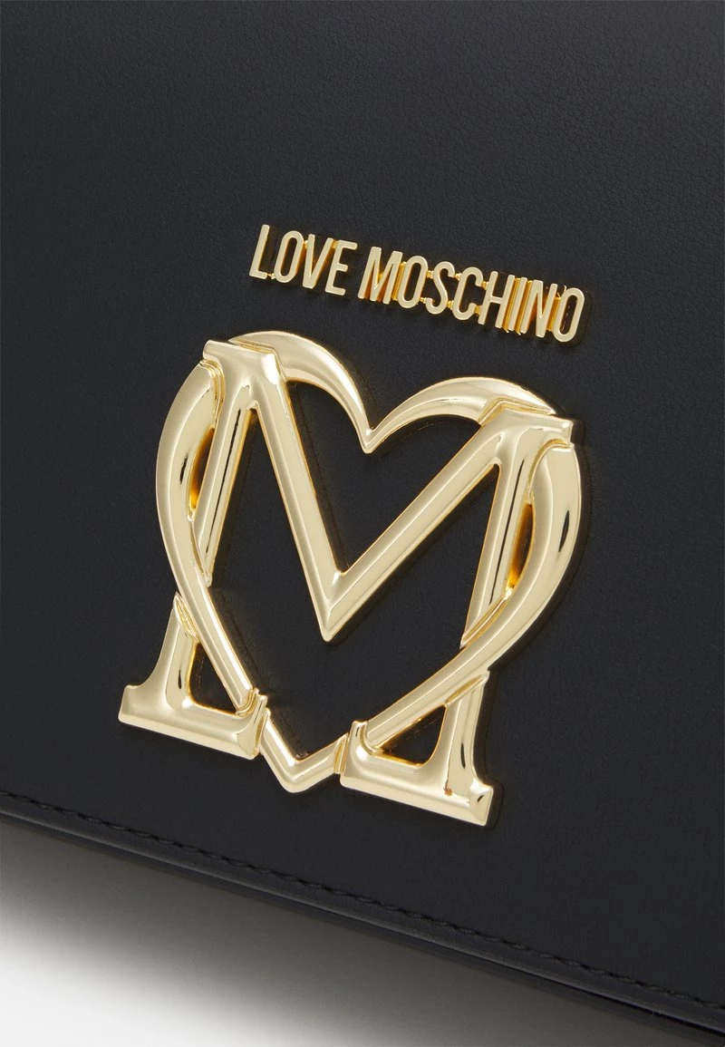 Nuovo di zecca 🧨 Love Moschino EMBROIDERY TOP HANDLE CROSSBODY - Borsa A Mano - Black, Donna 👏 4 Nuovo di zecca 🧨 Love Moschino EMBROIDERY TOP HANDLE CROSSBODY - Borsa A Mano - Black, Donna 👏 - immagine 4