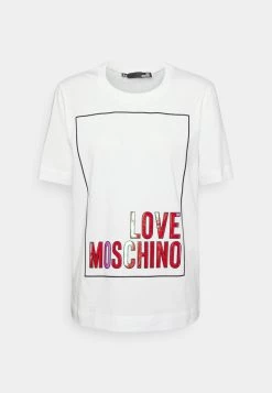 Miglior offerta βοΈ Love Moschino T-shirt Con Stampa - Optical White, Donna π€©