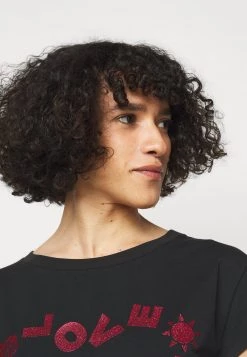 Miglior prezzo 🧨 Love Moschino T-shirt Con Stampa - Black, Donna 👏 -Vendite Love Moschino a3256999e5134077a74732fa1d510c42