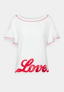 Miglior offerta π Love Moschino T-shirt Con Stampa - Optical White, Donna π