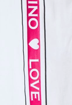 Promo 💯 Love Moschino T-shirt Con Stampa - Optical White, Donna ⭐ -Vendite Love Moschino a6890bf0166a4a2891a1d3bdd4bfe8c9