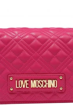 Nuovo ❤️ Love Moschino MIT STEPPUNGEN - Borsa A Tracolla - Fuchsia, Donna 🧨 -Vendite Love Moschino a7808cdbf7c647dbb459f530b324bb64