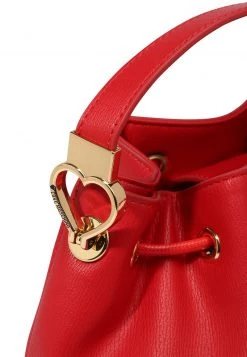 Promo 👍 Love Moschino LABEL PLATE - Borsa A Mano - Rosso, Donna ✔️ -Vendite Love Moschino a8e47d07dec94837b84b30b62061f92f