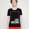 Vendita all'ingrosso ⌛ Love Moschino T-shirt Con Stampa - Black, Donna ✨