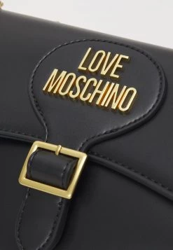 Nuovo 🎁 Love Moschino BUCKLE CROSSBODY - Borsa A Tracolla - Nero, Donna 🔥 -Vendite Love Moschino a945b889591849749b7d52263c975535