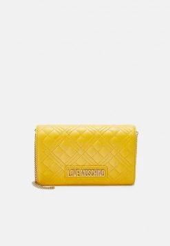Miglior prezzo 🌟 Love Moschino QUILTED LOGO CROSSBODY - Borsa A Tracolla - Giallo, Donna 🧨