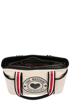 Miglior prezzo ⌛ Love Moschino Borsa A Mano - Beige, Donna 🔥 -Vendite Love Moschino ab00e90adaab4c6a9465078847331559