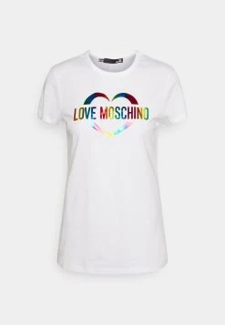 Migliore vendita π Love Moschino T-shirt Con Stampa - Optical White, Donna π