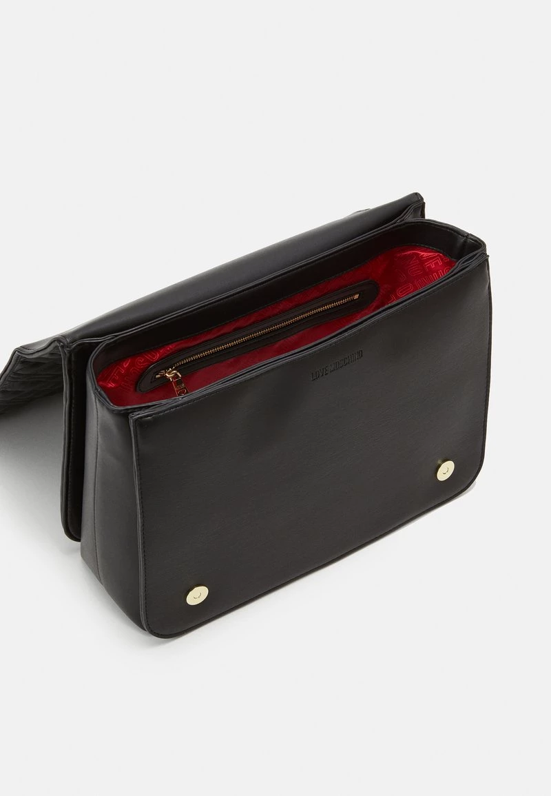 Vendita lampo ❤️ Love Moschino XL QUILTED CHAIN SHOULDER BAG - Borsa A Mano - Nero, Donna 🧨 3 Vendita lampo ❤️ Love Moschino XL QUILTED CHAIN SHOULDER BAG - Borsa A Mano - Nero, Donna 🧨 - immagine 3