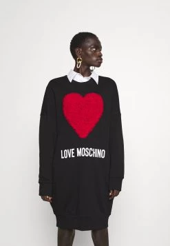 I primi 10 🔥 Love Moschino Vestito Estivo - Black, Donna 🧨