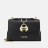 Miglior offerta 👍 Love Moschino LOCK HEART SHOULDER - Borsa A Tracolla - Nero, Donna 🧨