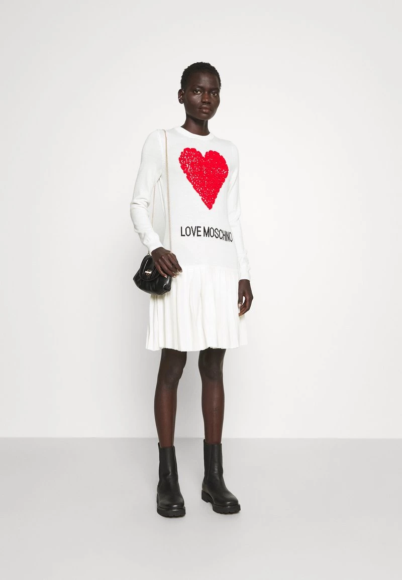 Presa π Love Moschino Abito In Maglia - Rosso, Donna π€© 2 Presa π Love Moschino Abito In Maglia - Rosso, Donna π€© - immagine 2