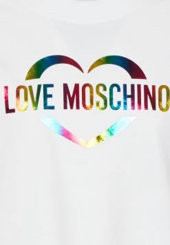 Miglior offerta 🧨 Love Moschino Felpa - Optical White, Donna 👍 -Vendite Love Moschino b347d14ca7e64f8ebe74597fd957f4a3