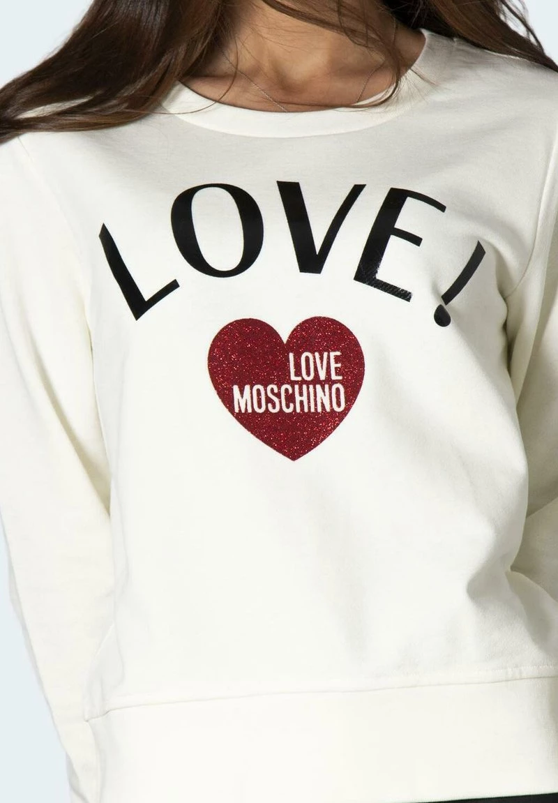 Vendita calda 🧨 Love Moschino Felpa - Cream, Donna ❤️ 4 Vendita calda 🧨 Love Moschino Felpa - Cream, Donna ❤️ - immagine 4