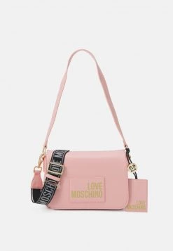 Miglior offerta 😍 Love Moschino LOGO WEBBING STRAP CROSSBODY - Borsa A Tracolla - Rosa, Donna 🧨