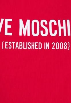 Vendita lampo ⌛ Love Moschino T-shirt Con Stampa - Red, Donna 🔔 -Vendite Love Moschino b3ece19449254d69b8bd4bd8c56b0ca8
