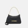 Miglior offerta 🔔 Love Moschino QUILTED LOGO CHAIN POUCHETTE - Borsa A Mano - Nero, Donna ✔️
