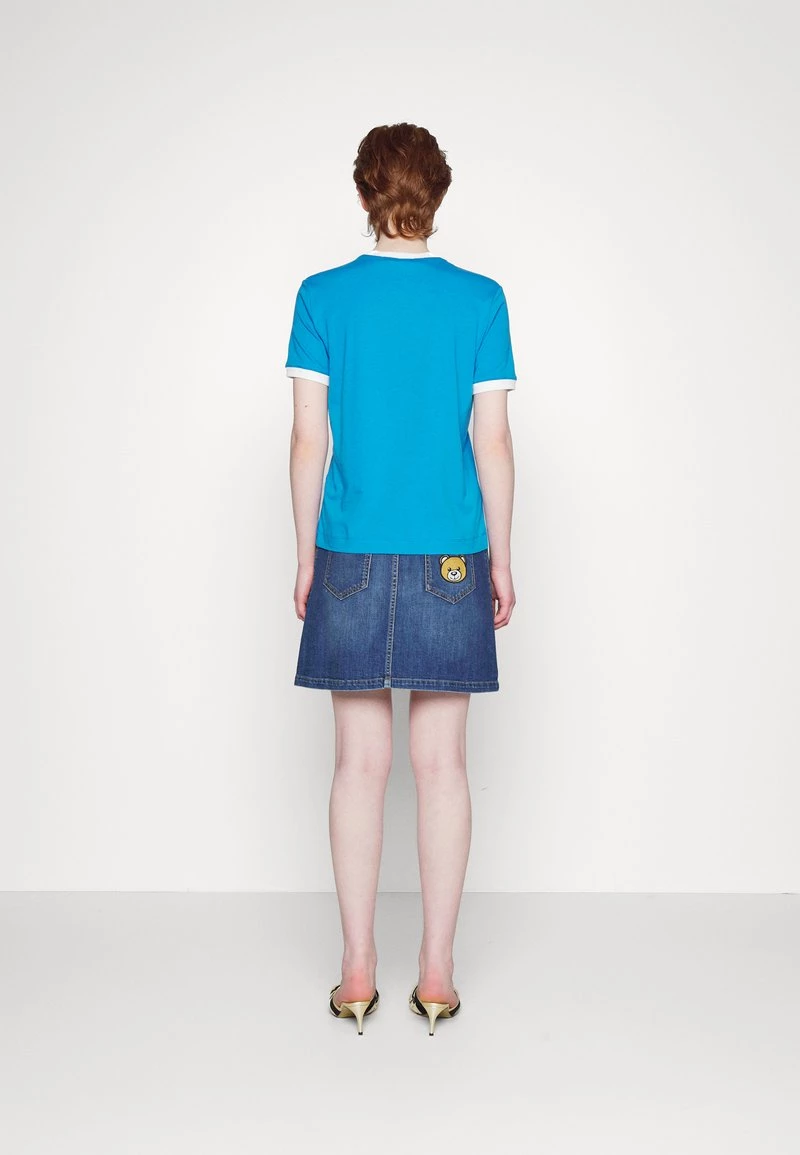 Vendita calda 🥰 Love Moschino T-shirt Con Stampa - Light Blue, Donna ❤️ 3 Vendita calda 🥰 Love Moschino T-shirt Con Stampa - Light Blue, Donna ❤️ - immagine 3