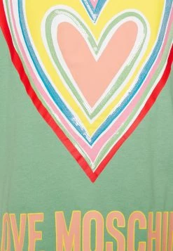 Miglior prezzo 🛒 Love Moschino T-shirt Con Stampa - Green, Donna 😍 -Vendite Love Moschino b5f0f17a1fc24c1cbaa0d2c57eb8c9b0