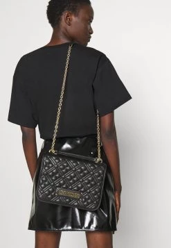 Sconto 🌟 Love Moschino QUILTED SHOULDER FLAP - Borsa A Mano - Nero, Donna 🎁