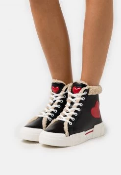 Migliore vendita 🔔 Love Moschino EXCLUSIVE - 👟 Sneakers Alte - Black, Donna ✔️