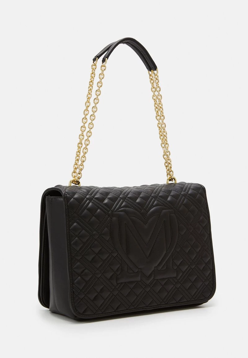 Vendita lampo ❤️ Love Moschino XL QUILTED CHAIN SHOULDER BAG - Borsa A Mano - Nero, Donna 🧨 2 Vendita lampo ❤️ Love Moschino XL QUILTED CHAIN SHOULDER BAG - Borsa A Mano - Nero, Donna 🧨 - immagine 2