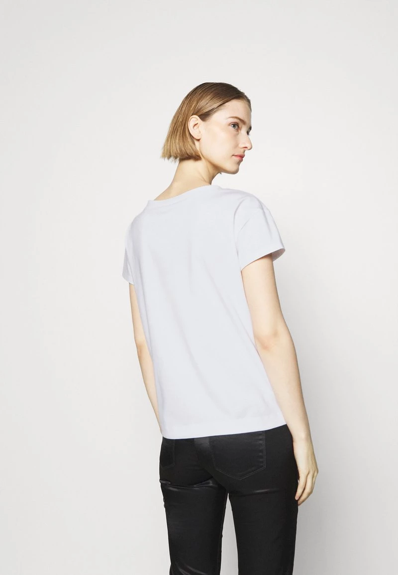 Il più economico 💯 Love Moschino T-shirt Con Stampa - Optical White, Donna 👍 3 Il più economico 💯 Love Moschino T-shirt Con Stampa - Optical White, Donna 👍 - immagine 3