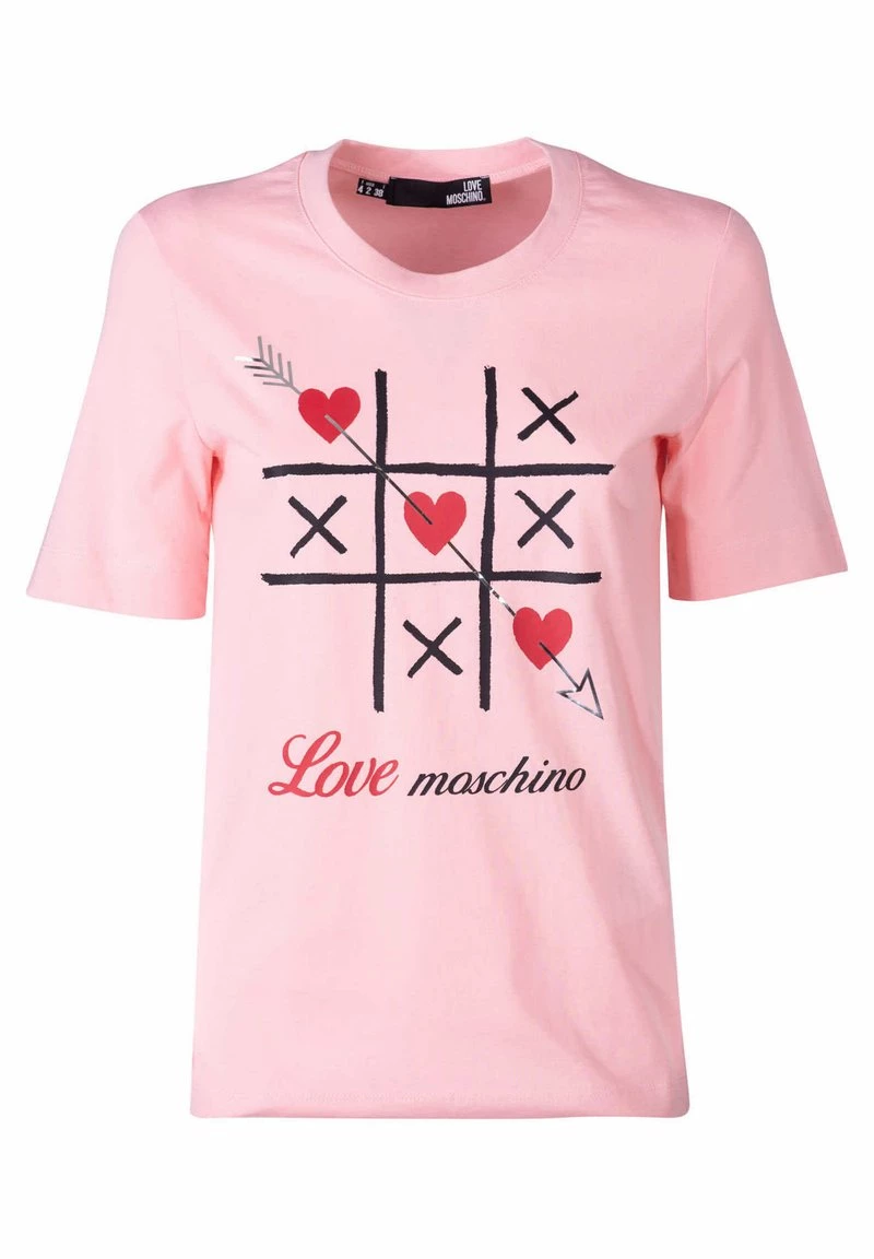 Miglior prezzo π Love Moschino T-shirt Con Stampa - Pink, Donna π 1 Miglior prezzo π Love Moschino T-shirt Con Stampa - Pink, Donna π