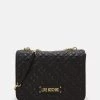 Vendita lampo ❤️ Love Moschino XL QUILTED CHAIN SHOULDER BAG - Borsa A Mano - Nero, Donna 🧨