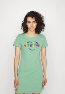 I primi 10 π Love Moschino Vestito Di Maglina - Green, Donna π