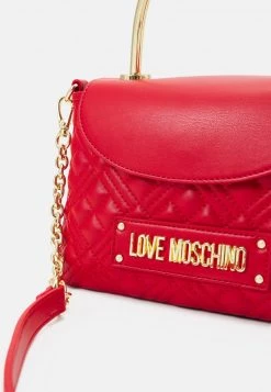 Bilancio ⌛ Love Moschino QUILTED TOP HANDLE CHAIN CROSSBODY - Borsa A Mano - Rosso, Donna 👏 -Vendite Love Moschino c18af3bb42a64f978a6c43e59c9f02a7