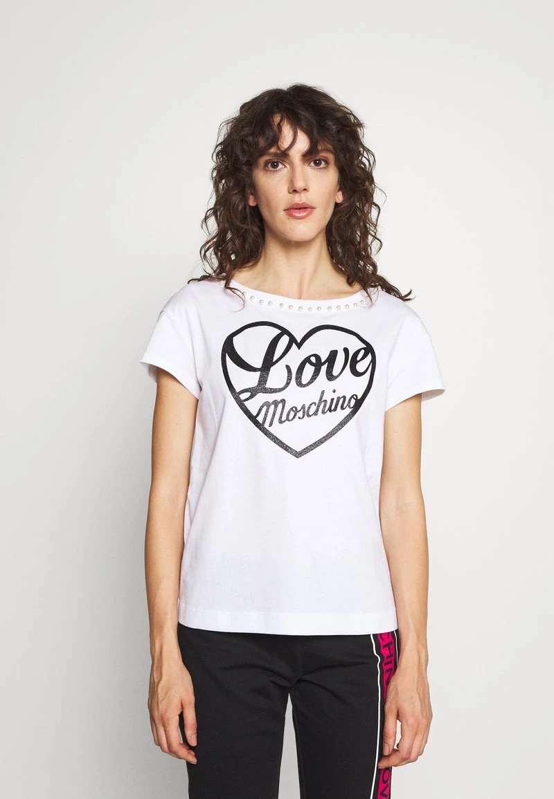 Buono π Love Moschino T-shirt Con Stampa - Optical White, Donna π€© 1 Buono π Love Moschino T-shirt Con Stampa - Optical White, Donna π€©