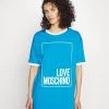 I primi 10 🔥 Love Moschino Vestito Di Maglina - Light Blue, Donna 🔥