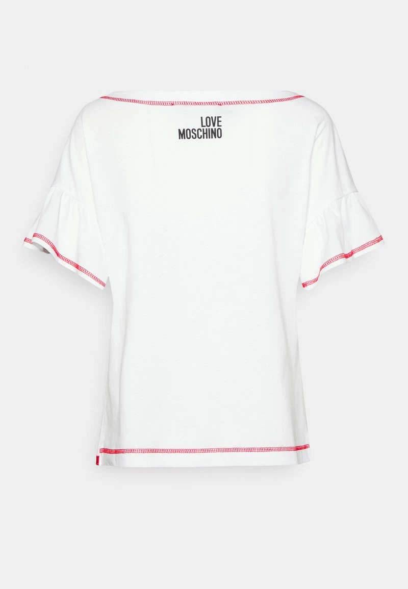 Miglior offerta π Love Moschino T-shirt Con Stampa - Optical White, Donna π 2 Miglior offerta π Love Moschino T-shirt Con Stampa - Optical White, Donna π - immagine 2