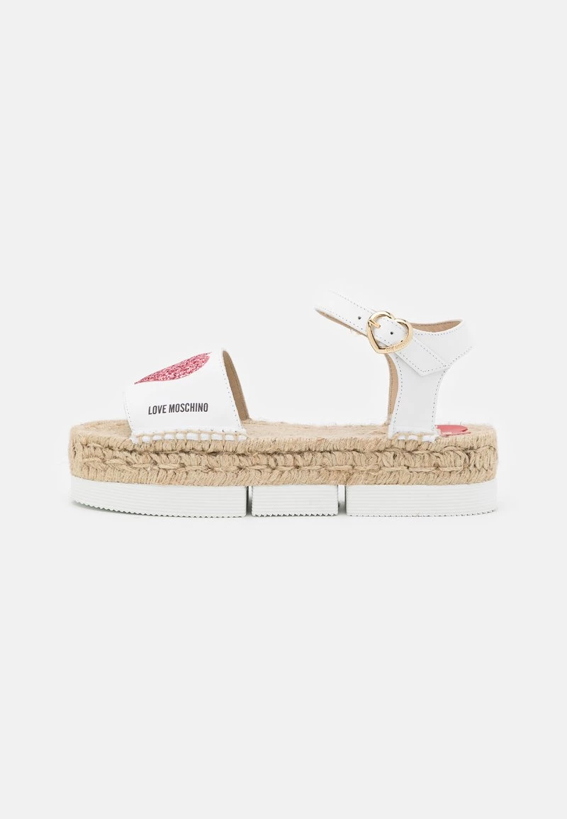 Nuovo ❤️ Love Moschino Espadrillas - Bianco, Donna ⭐ 2 Nuovo ❤️ Love Moschino Espadrillas - Bianco, Donna ⭐ - immagine 2