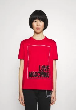 Le migliori recensioni di ⌛ Love Moschino T-shirt Con Stampa - Red, Donna 😀