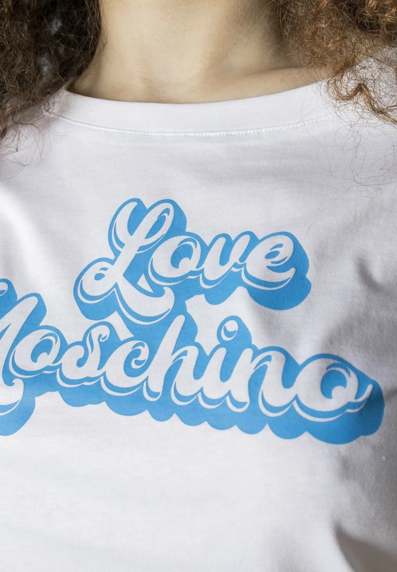 Vendita calda β¨ Love Moschino T-shirt Con Stampa - White, Donna π 5 Vendita calda β¨ Love Moschino T-shirt Con Stampa - White, Donna π - immagine 5