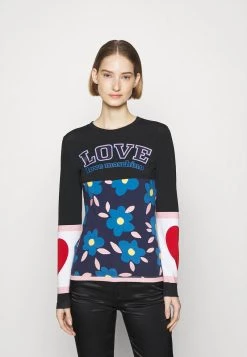 Offerte 🧨 Love Moschino Maglietta A Manica Lunga - Black, Donna ✔️