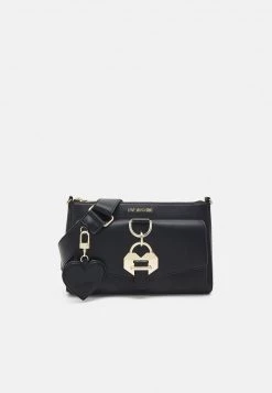 Nuovo di zecca 🛒 Love Moschino LOCK HEART CROSSBODY - Borsa A Tracolla - Nero, Donna ✨
