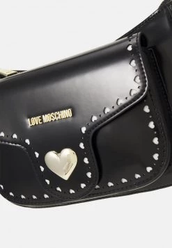 Nuovo 🧨 Love Moschino HEART SHAPED STUDDED TOP HANDLE - Borsa A Mano - Black, Donna 😍 -Vendite Love Moschino ca90c05674154989a6cd094183feb482