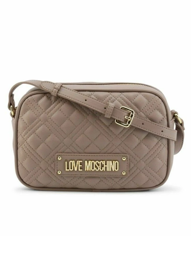 Nuovo di zecca ✔️ Love Moschino Borsa A Tracolla - Taupe, Donna ✨ 1 Nuovo di zecca ✔️ Love Moschino Borsa A Tracolla - Taupe, Donna ✨
