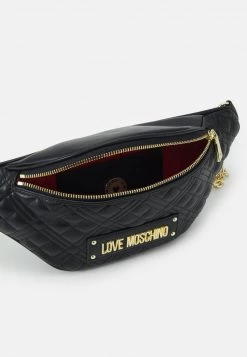 A buon mercato 👏 Love Moschino QUILTED CHAIN BELT BAG - Marsupio - Nero, Donna 👍 -Vendite Love Moschino cdee56a4e0e346fc99cffa3a3810f599
