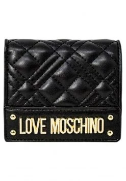 A buon mercato ⌛ Love Moschino Portafoglio - Black, Donna 🔔