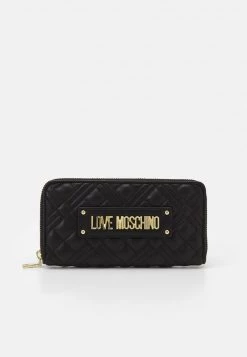 Bilancio 💯 Love Moschino QUILTED CONTINENTAL - Portafoglio - Nero, Donna 👍
